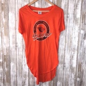 NCAA Oregon State Beavers High Low Tee Orange Women’s Medium